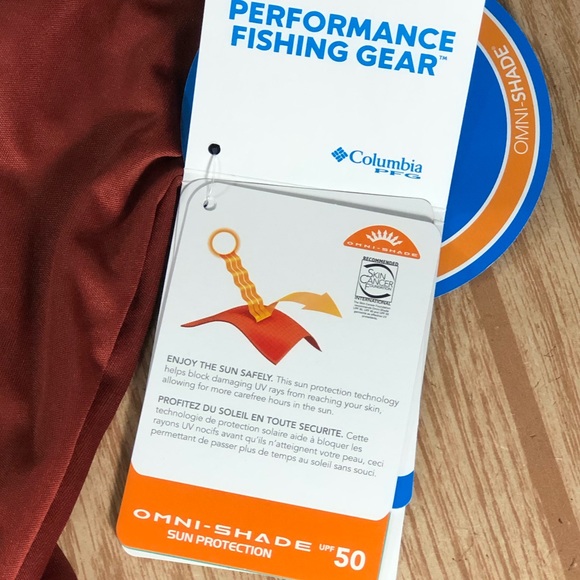 Men’s Columbia PFG Omni-Shade Crewneck Pullover - Picture 6 of 8